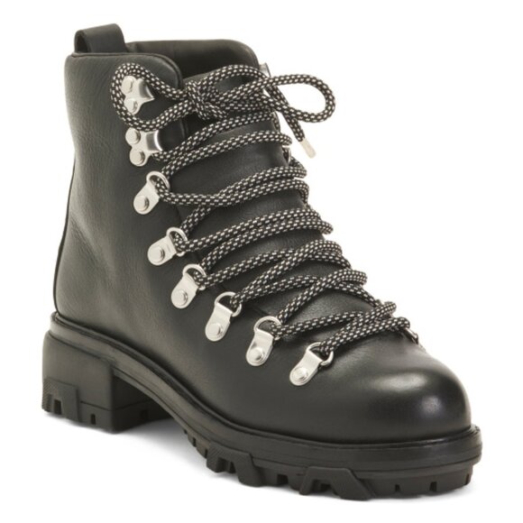 RAG & BONE Leather Shiloh Hiker Lace Up Boots - Picture 1 of 2